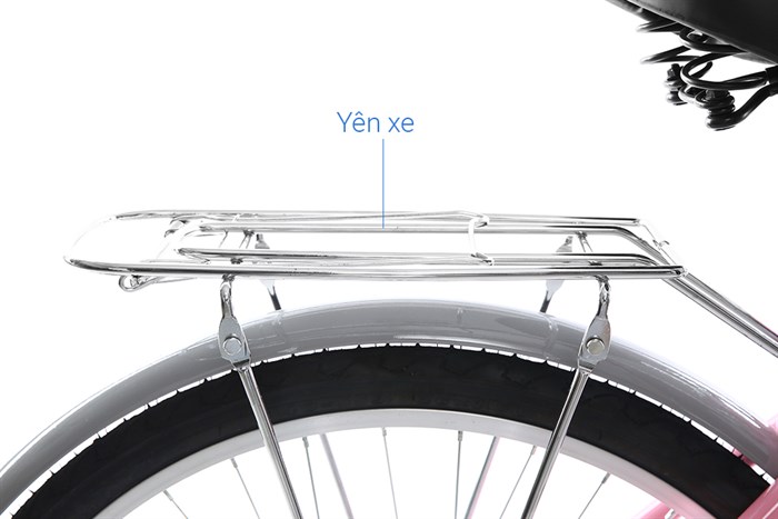 Xe Đạp Đường Phố Cổ Điển City Phoenix Yumo 26 inch Màu Hồng