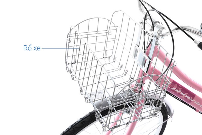 Xe Đạp Đường Phố Cổ Điển City Phoenix Yumo 26 inch Màu Hồng