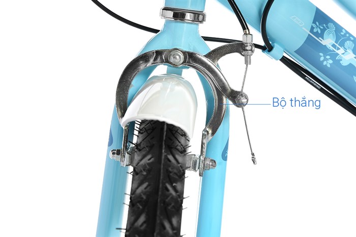 Xe Đạp Đường Phố Cổ Điển City Phoenix Yumo 26 inch Màu Xanh lam