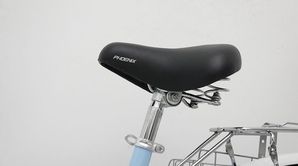 Xe đạp đường phố cổ điển City Phoenix YUMO 26 inch Xanh Lam - Yên xe êm ái