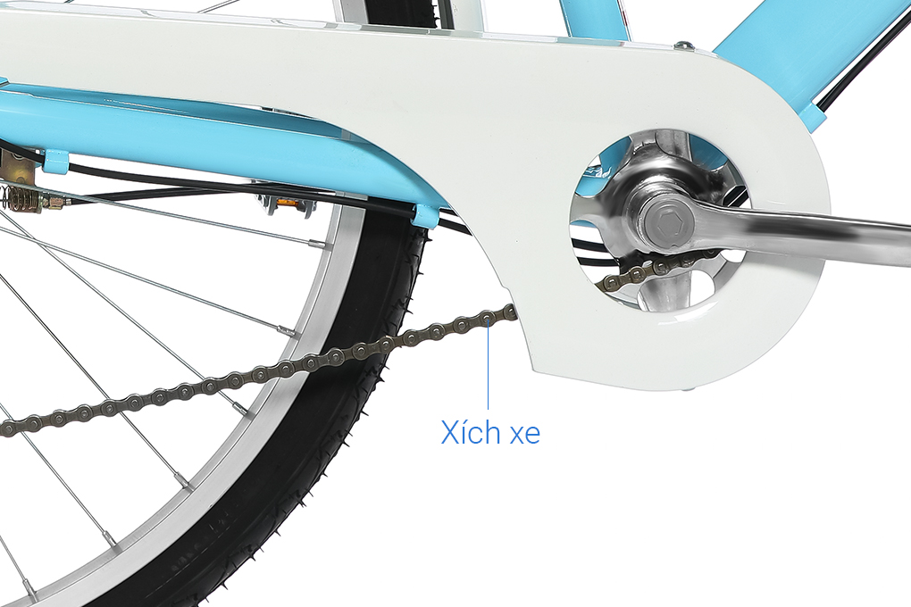 Xe Đạp Đường Phố Cổ Điển City Phoenix Yumo 26 inch Màu Xanh lam