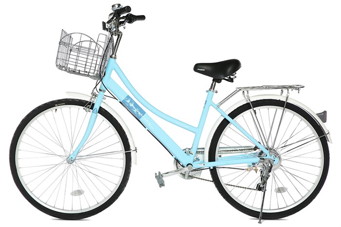 Xe Đạp Đường Phố Cổ Điển City Phoenix Yumo 26 inch Màu Xanh lam