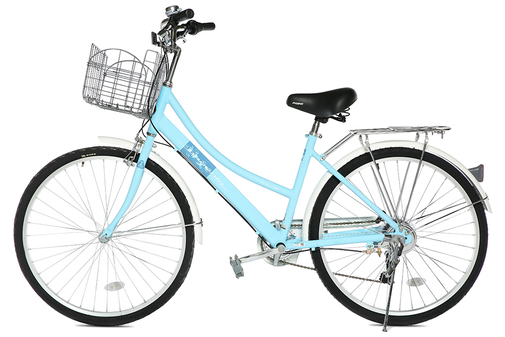 Xe Đạp Đường Phố Cổ Điển City Phoenix Yumo 26 inch Màu Xanh lam