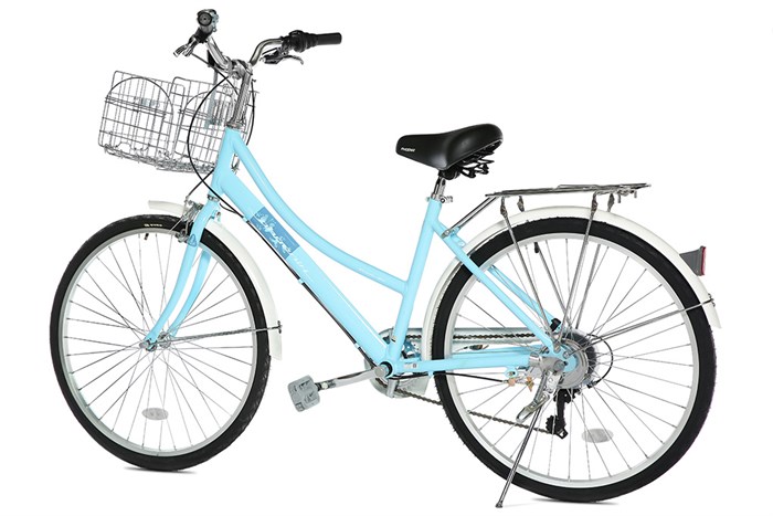 Xe Đạp Đường Phố Cổ Điển City Phoenix Yumo 26 inch Màu Xanh lam