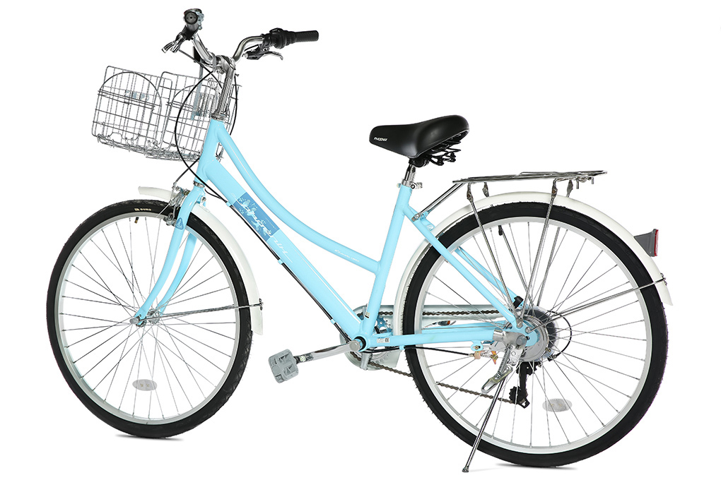 Xe Đạp Đường Phố Cổ Điển City Phoenix Yumo 26 inch Màu Xanh lam