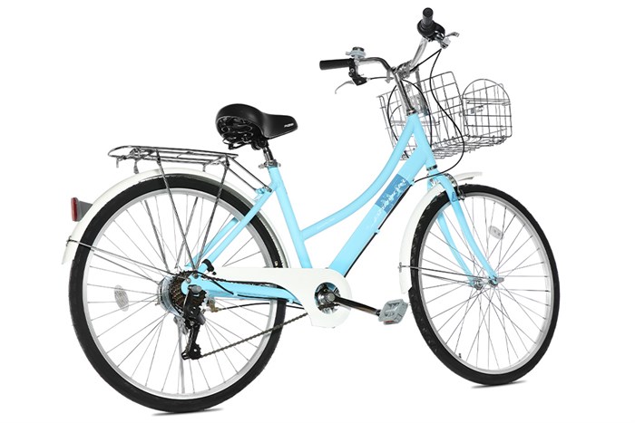 Xe Đạp Đường Phố Cổ Điển City Phoenix Yumo 26 inch Màu Xanh lam