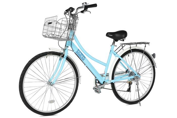 Xe Đạp Đường Phố Cổ Điển City Phoenix Yumo 26 inch Màu Xanh lam