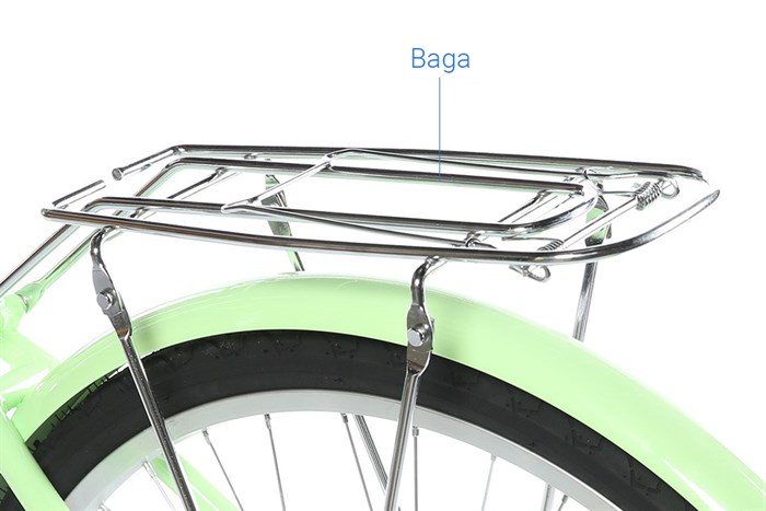 Xe Đạp Đường Phố Cổ Điển City Phoenix Yumo 26 inch Màu Xanh lá nhạt