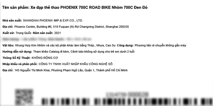 Xe Đạp Thể Thao Road Phoenix 700C Bike 29 inch Màu Đen - Đỏ