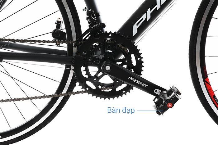 Xe Đạp Thể Thao Road Phoenix 700C Bike 29 inch Màu Đen - Đỏ