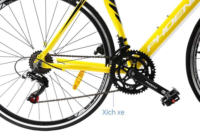 Xe Đạp Thể Thao Road Phoenix 700C Bike 29 inch Màu Vàng
