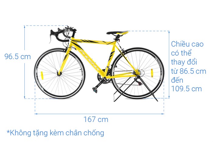 Xe Đạp Thể Thao Road Phoenix 700C Bike 29 inch Màu Vàng