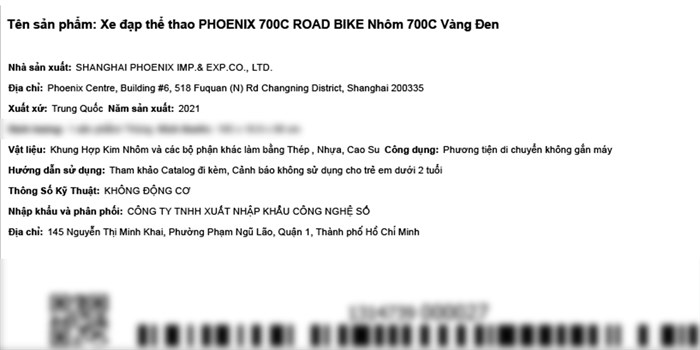 Xe Đạp Thể Thao Road Phoenix 700C Bike 29 inch Màu Vàng