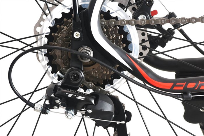 Xe Đạp Địa Hình MTB Fornix FN24 24 inch Màu Đen - Đỏ