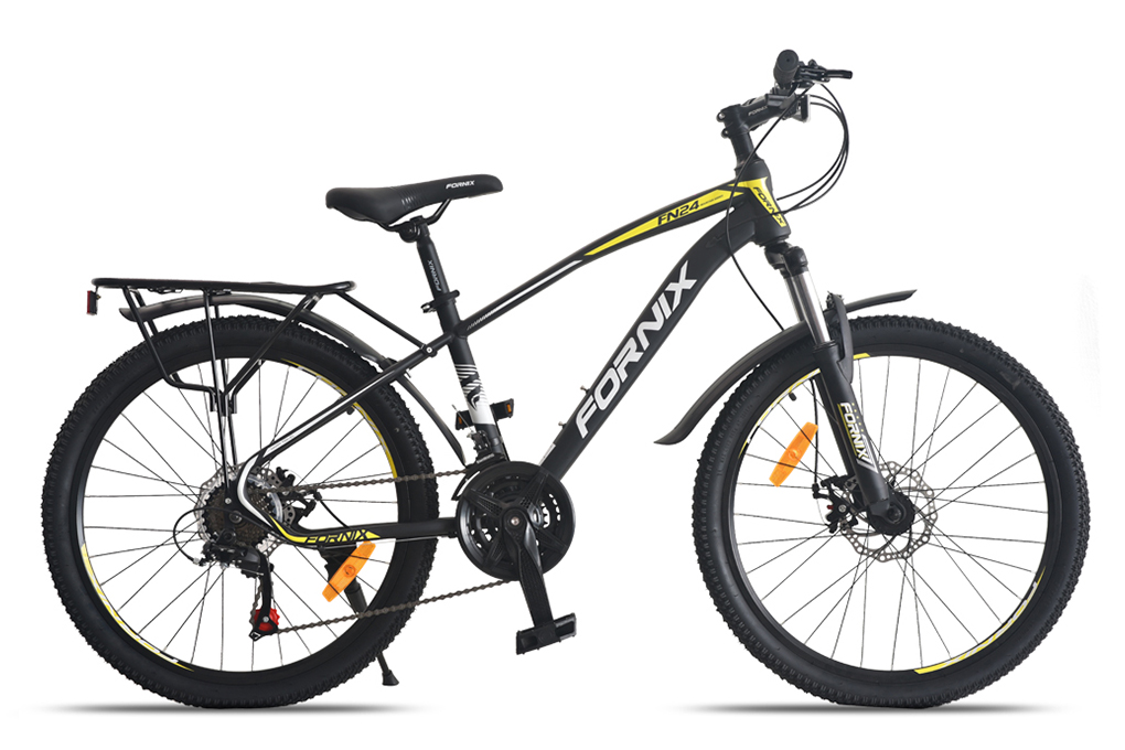 Xe Đạp Địa Hình MTB Fornix FN24 24 inch Màu Đen - Vàng