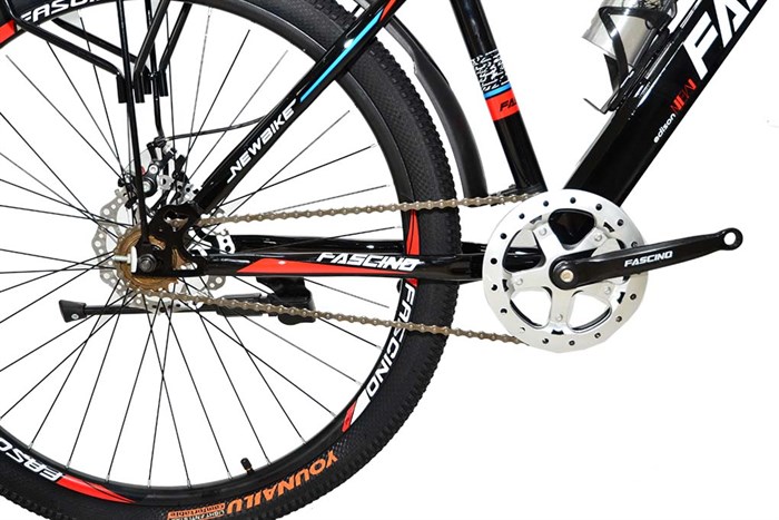 Xe Đạp Địa Hình MTB Fascino FS-126 26 inch Màu Đen - Đỏ