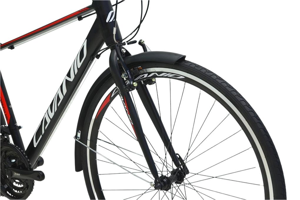 Xe Đạp Đường Phố Touring Cavanio Focus 29 inch Màu Đen - Đỏ
