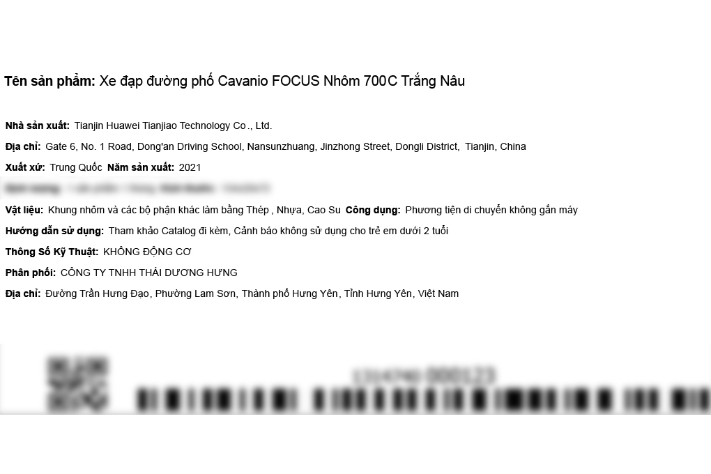Xe Đạp Đường Phố Touring Cavanio Focus 29 inch - 2