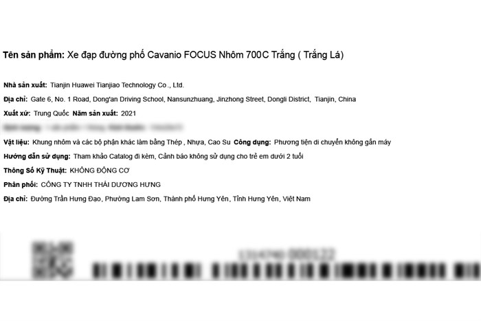 Xe Đạp Đường Phố Touring Cavanio Focus 29 inch