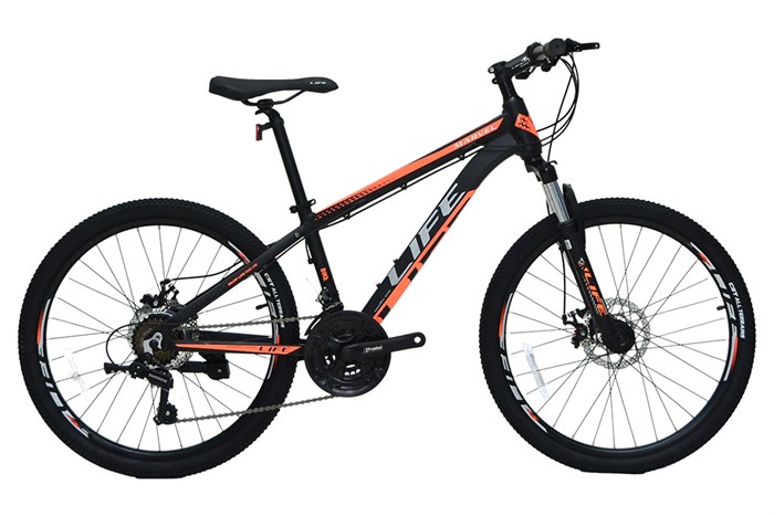 Xe Đạp Địa Hình MTB Life 24 Marvel 24 inch Màu Đen - Cam