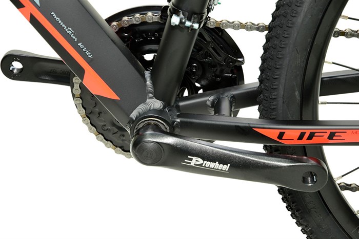 Xe Đạp Địa Hình MTB Life 24 Marvel 24 inch Màu Đen - Cam