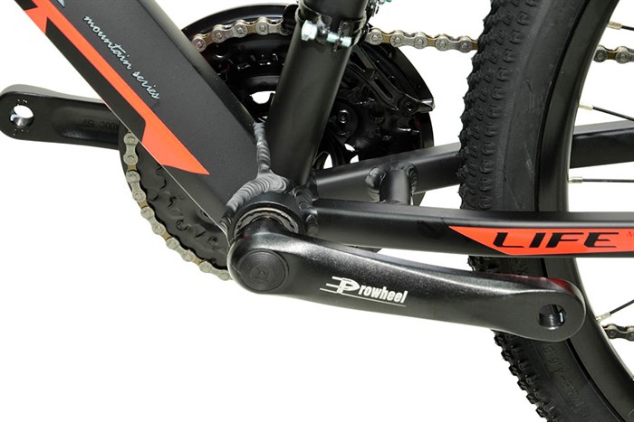 Xe Đạp Địa Hình MTB Life 24 Marvel 24 inch Màu Đen - Đỏ