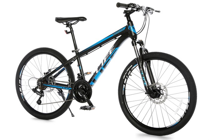 Xe Đạp Địa Hình MTB Life 24 Marvel 24 inch Màu Đen - xanh dương
