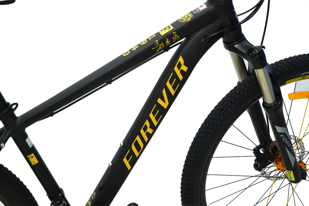 Xe đạp địa hình Forever F1904 Nhôm 27.5 inch Đen Vàng Xe đạp địa hình Forever F1904 Nhôm 27.5 inch Đen Vàng - Khung sườn