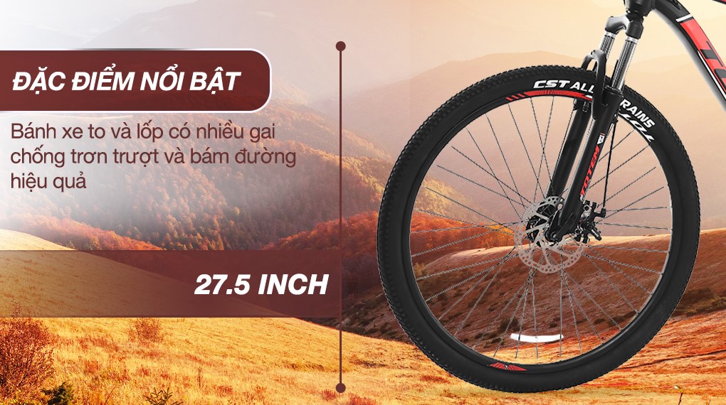 Xe Đạp Địa Hình MTB Totem W760 27.5 inch Size L