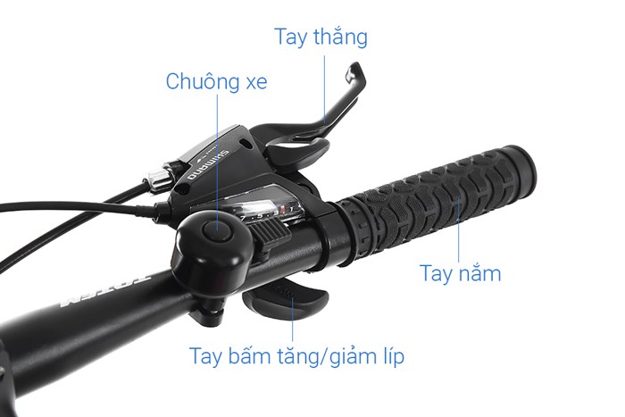 Xe Đạp Địa Hình MTB Totem W760 27.5 inch Size L Màu Đen - Đỏ
