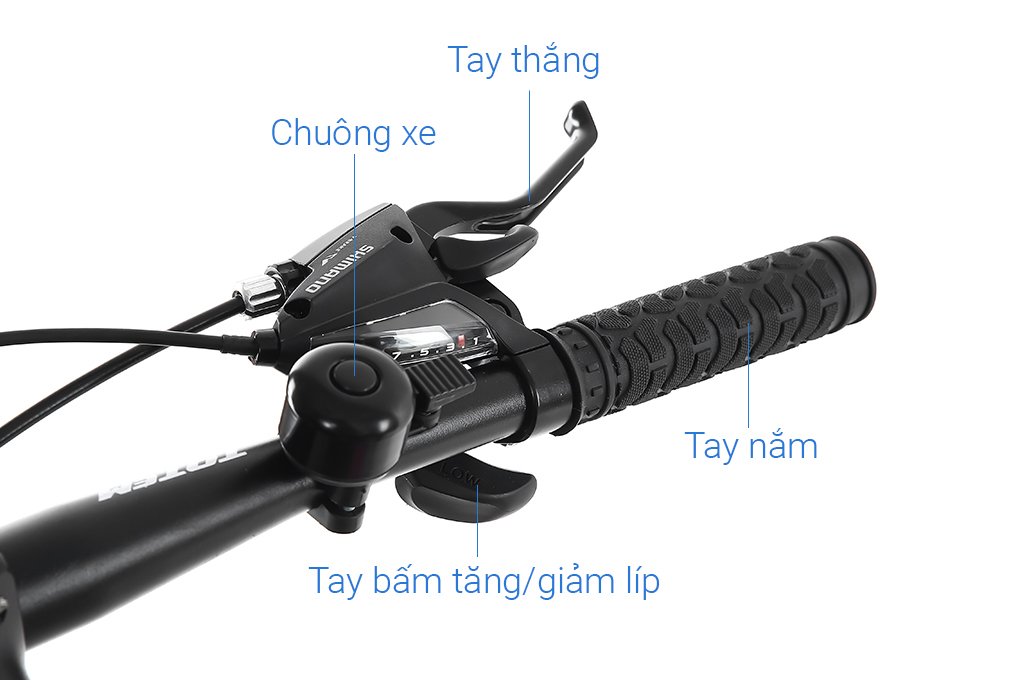 Xe Đạp Địa Hình MTB Totem W760 27.5 inch Size L Màu Đen - Đỏ