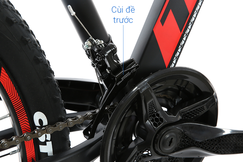 Xe Đạp Địa Hình MTB Totem W760 27.5 inch Size L Màu Đen - Đỏ