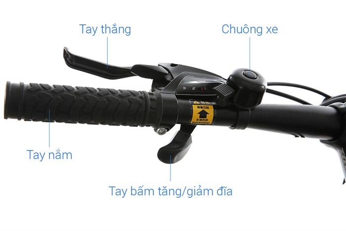 Xe Đạp Địa Hình MTB Totem W760 27.5 inch Size L Màu Trắng