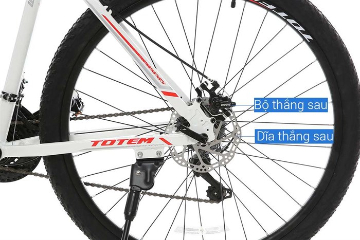 Xe Đạp Địa Hình MTB Totem W760 27.5 inch Size L Màu Trắng