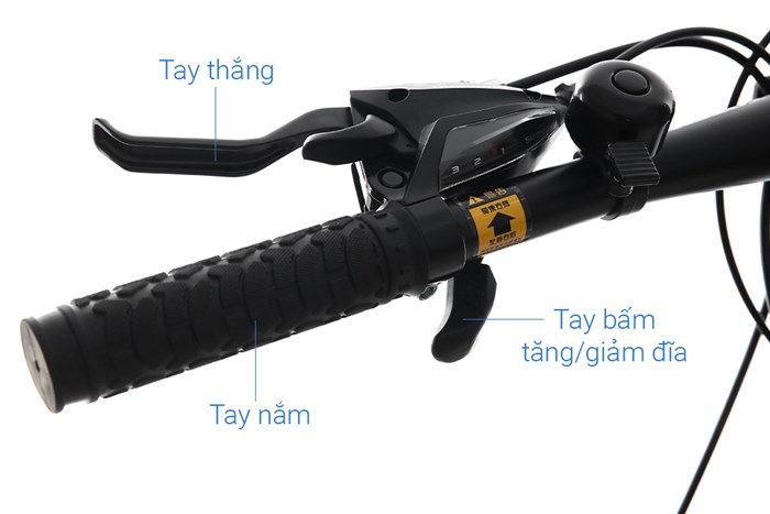 Xe Đạp Địa Hình MTB Totem W760 27.5 inch Size L Màu Đen - Xám