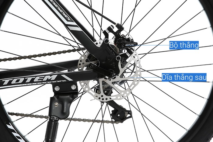 Xe Đạp Địa Hình MTB Totem W760 27.5 inch Size L Màu Đen - Xám