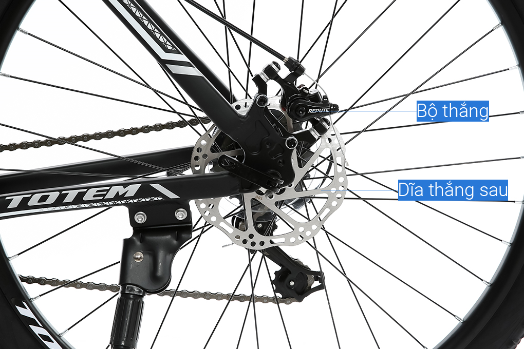 Xe Đạp Địa Hình MTB Totem W760 27.5 inch Size L Màu Đen - Xám