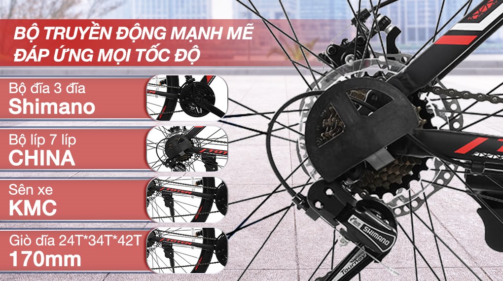 Xe Đạp Địa Hình MTB Totem W760 29 inch Size M