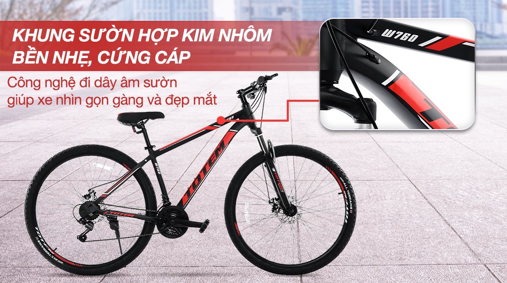 Xe đạp địa hình MTB Totem W760 29 inch Size M - chính hãng, giá rẻ ...