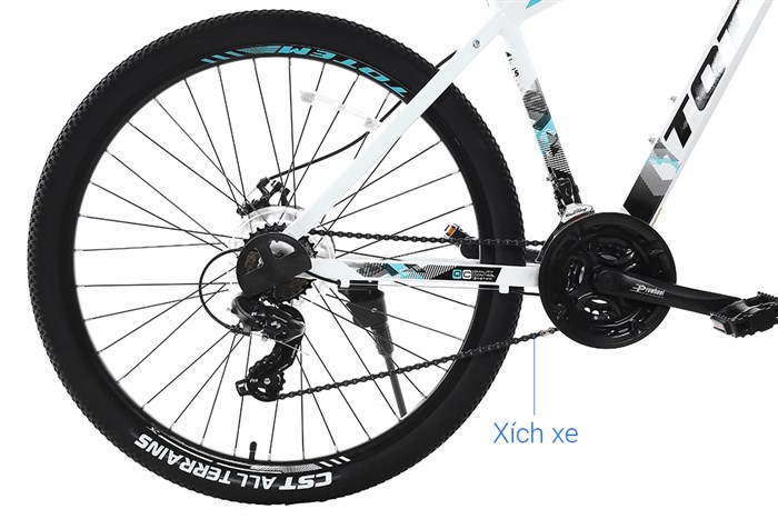 Xe Đạp Địa Hình MTB Totem W860 27.5 inch Size M Màu Trắng
