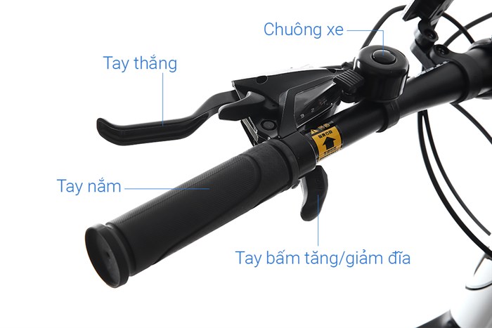 Xe Đạp Địa Hình MTB Totem W860 27.5 inch Size M Màu Trắng