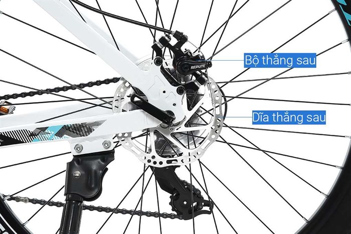 Xe Đạp Địa Hình MTB Totem W860 27.5 inch Size M Màu Trắng