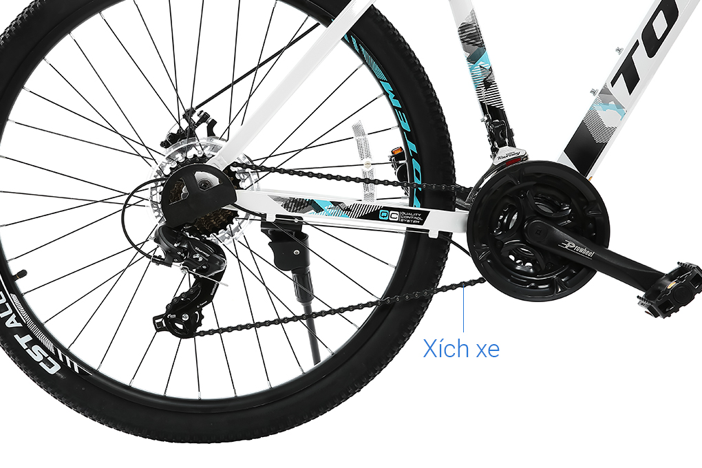 Xe Đạp Địa Hình MTB Totem W860 27.5 inch Size L Màu Trắng