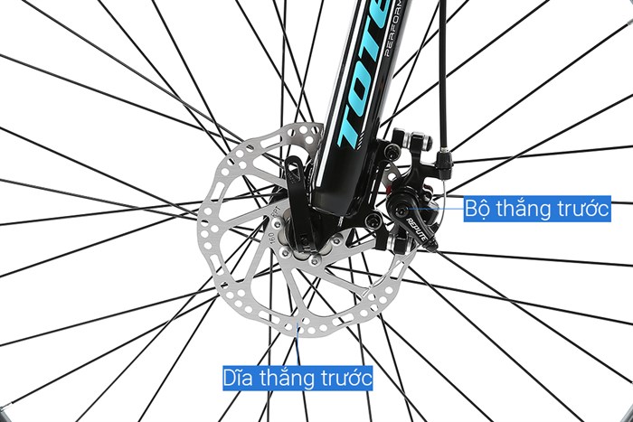 Xe Đạp Địa Hình MTB Totem W860 27.5 inch Size L Màu Trắng