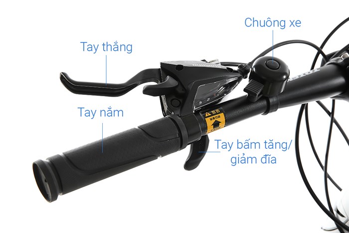 Xe Đạp Địa Hình MTB Totem W860 27.5 inch Size L Màu Trắng