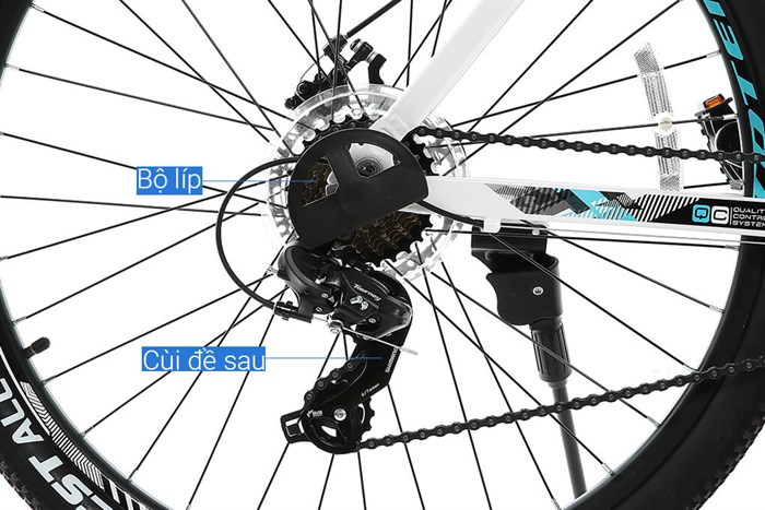 Xe Đạp Địa Hình MTB Totem W860 27.5 inch Size L Màu Trắng