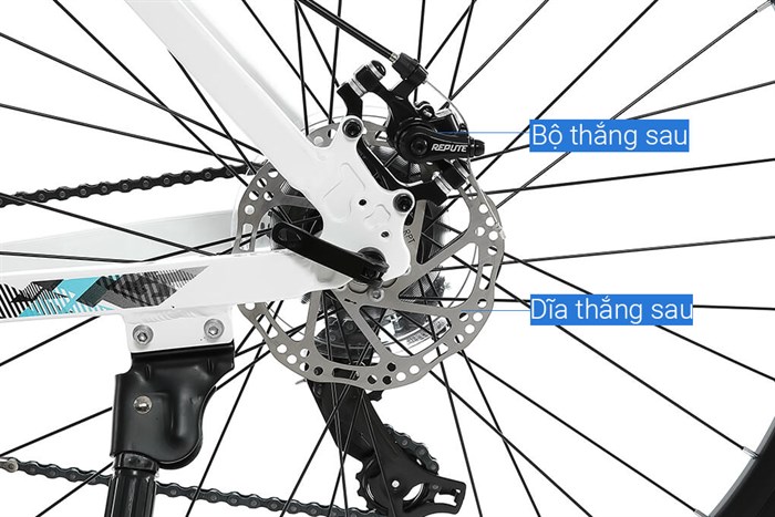 Xe Đạp Địa Hình MTB Totem W860 27.5 inch Size L Màu Trắng
