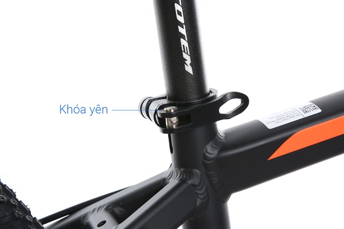 Xe Đạp Địa Hình MTB Totem W860 29 inch Size M Màu Đen - Cam