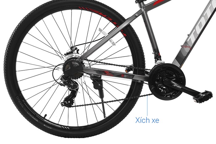 Xe Đạp Địa Hình MTB Totem W860 29 inch Size M Màu Xám