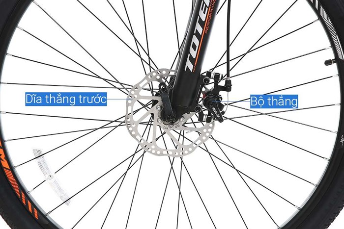 Xe Đạp Địa Hình MTB Totem W860 29 inch Size M Màu Đen - Cam